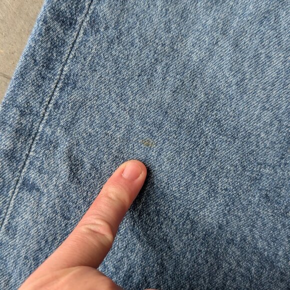 Agolde Willow Mid-Rise Slim Crop Jean Blue Denim size 29 - Picture 8 of 9